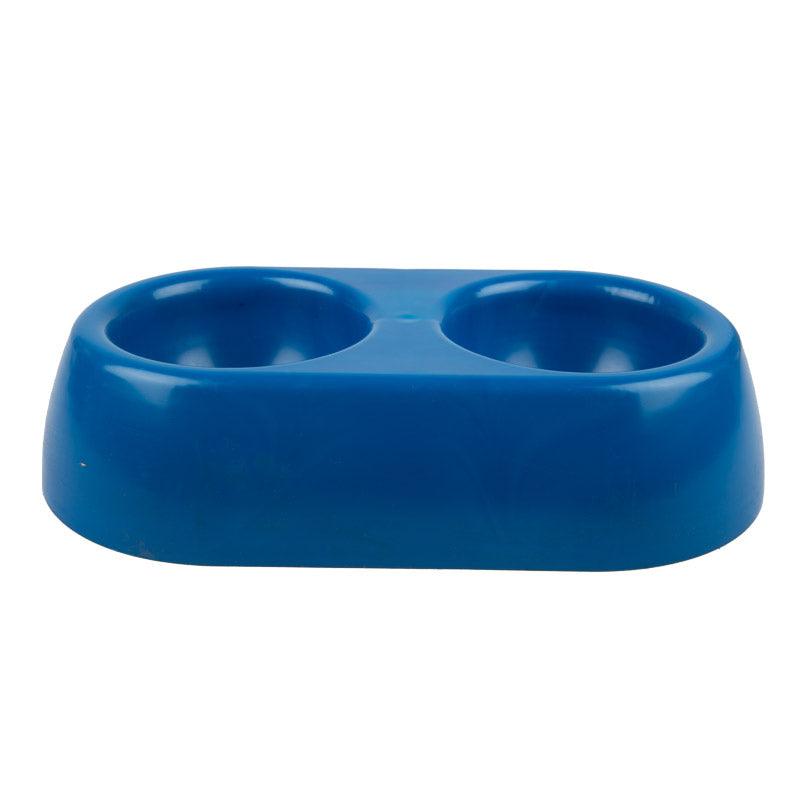 Dog Bowl Plastic Double - Livestainable.co.za