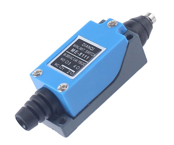 Limit Switch Dpst No+Nc 5 A 250 Vac With Button Plunger 56x21 Me 8111