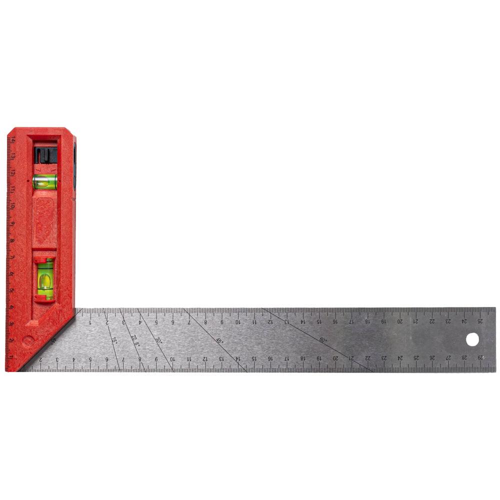 Try Square 300 Mm X 150 Mm With Level & Plumb Vial - Livestainable.co.za