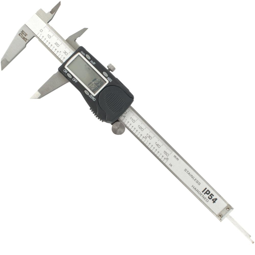 Vernier Digital 150 Mm S/Steel 0.01 Mm Acc. Abs Func. Ip54 Metric / Inch - Livestainable.co.za