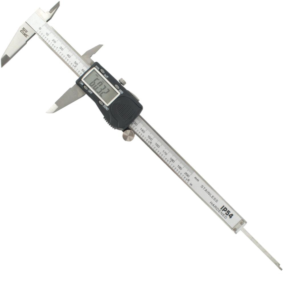 Vernier Digital Frac. 200 Mm S/Steel 0.01 Mm Acc. Abs Func. Ip54 - Livestainable.co.za