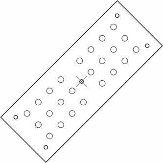 Perspex Plate #1/3 For Tip Display Med02 01 P1