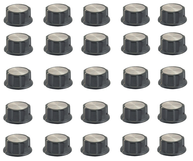 Knob Silver With Marker 45x21mm 6.4mm Hole 50/Bag Mf A05 6.4