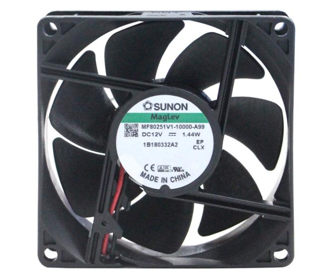 12 Vdc Axial Fan 80sqx25mm Vapo 41 Cfm Lead Mf80251 V1 10000 A99 - Livestainable.co.za