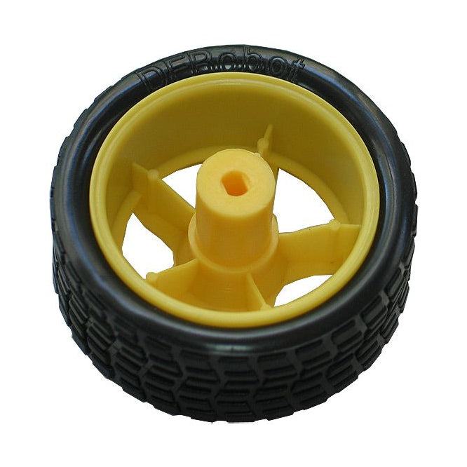 Robot Wheel With Tyre 65mm Mg Wheel
