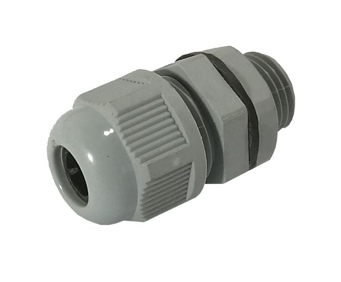 Grey M12 Compression Gland Ph=12.5mm Cab=3 5.5mm Pmgb12 5