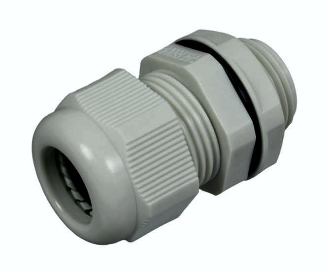 White Compression Gland Ph=16mm Cab=6 10mm Debulk Mg16 A White