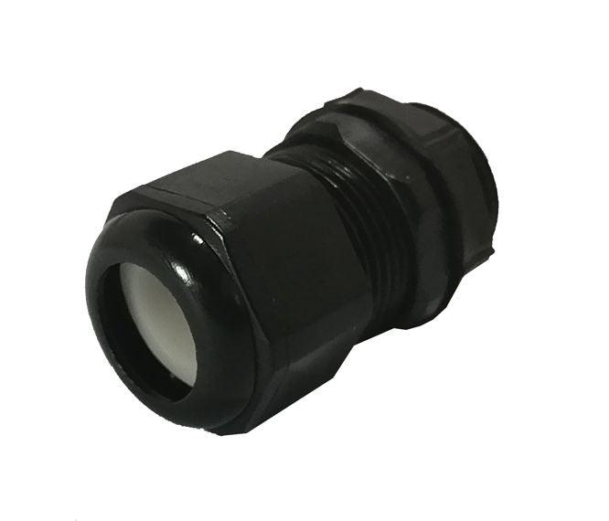 Black Compression Gland Ph=16mm Cab=4 8mm L=14mm Mg16 A Black / 240525 - Livestainable.co.za