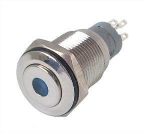 Ill. Lat Push Button Blue 16 Mm Dpdt 220 V Las2 16 F 22 Dl/S - Livestainable.co.za