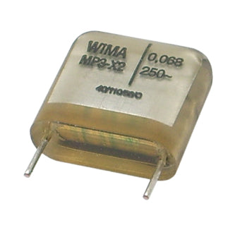 Polypropylene Film Capacitor 0.068u F 250 V P=15mm Mpx20 W2680 Ff00 Kssd