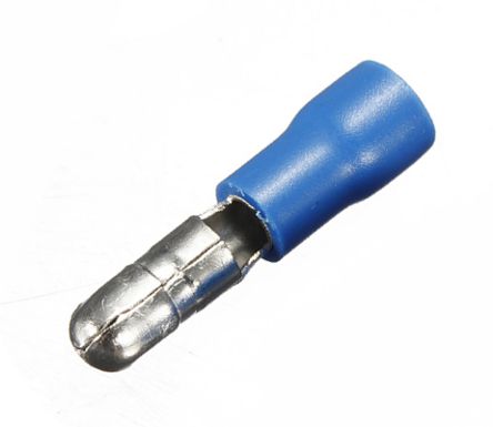 Terminal Pre Ins Bullet Bl 4mm Plug Mpd2 156 *Dbk*