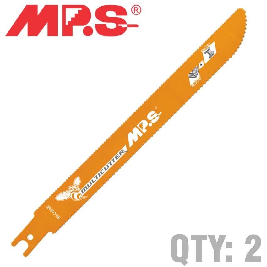 Sabre Saw Metal&Wood 200 Mm Multicutter U Shank 10&14 Tpi 2/Pk - Livestainable.co.za