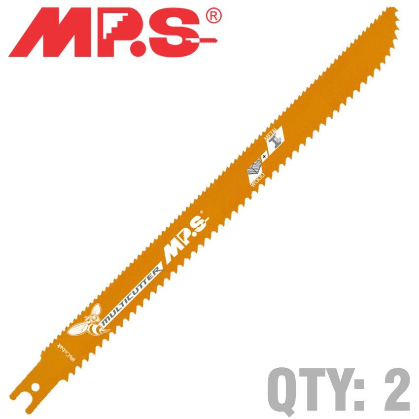 Sabre Saw Metal&Wood Extra Long 250 Mm Multicutter U Shank 6&10 Tpi 2/Pk - Livestainable.co.za