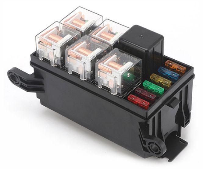 Automotive 12 V Fuse Box W/Relays Mr6370 B - Livestainable.co.za