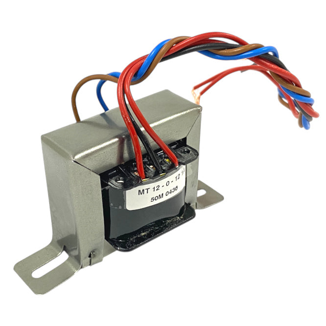 Transformer P=230 V S=2x12 V 1 A Mt12 0 12 1 A
