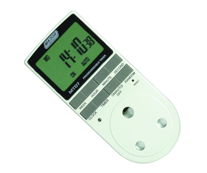 220 Vac Timer Digital Lcd 24 Hr/7 Day Prog Wall Mtd7