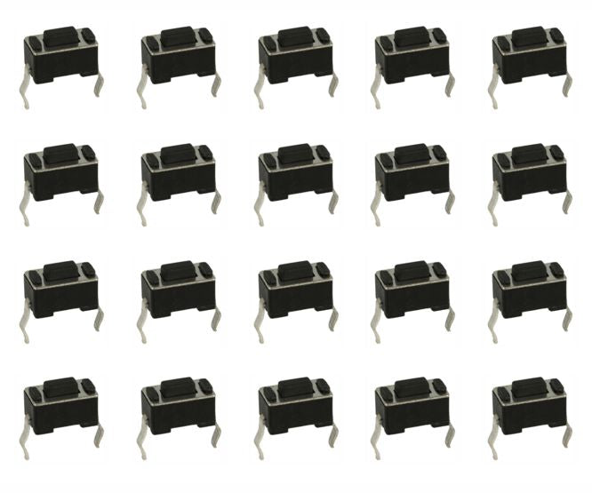 Pcb Tactile Switch 4x6 2 Pin H=5.0 1 Kp/Bag Mts 1101 A 250 Gf