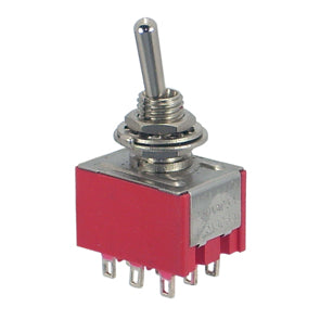 Mini Toggle Switch Tpdt On On Sol Mts 302 A1