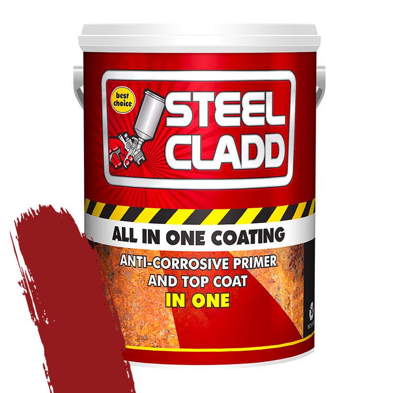 Steel Cladd All In One Water Based Red 1 L - Livestainable.co.za