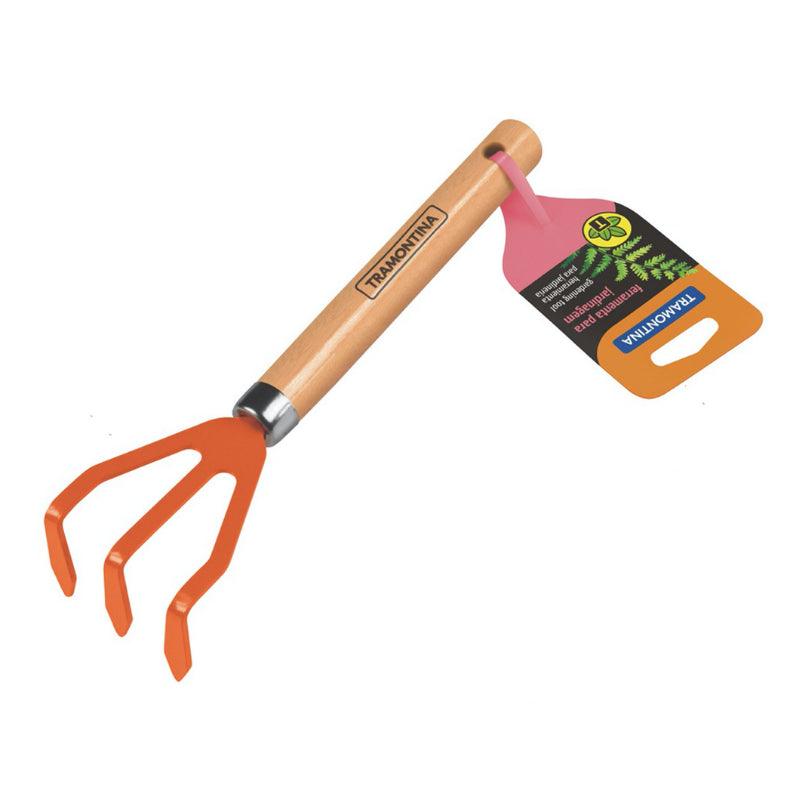 Tramontina Orange 3 Tooth Cultivator W/Handle - Livestainable.co.za