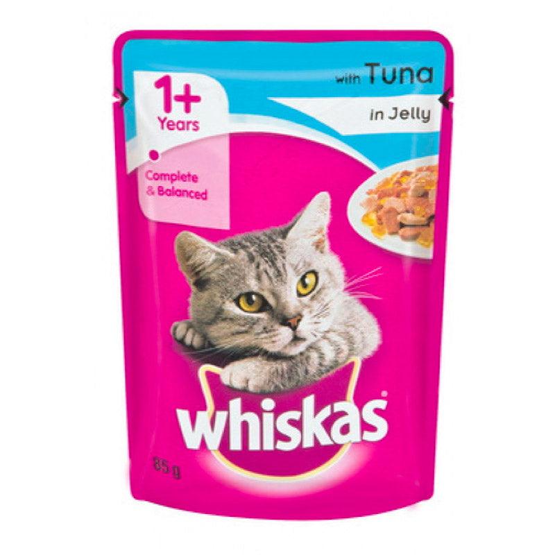 Whiskas Cat Food Pouch Tuna In Jelly 85 G - Livestainable.co.za