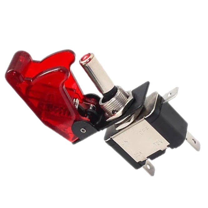 Toggle Switch Red With Safety Protector My T101 Rd