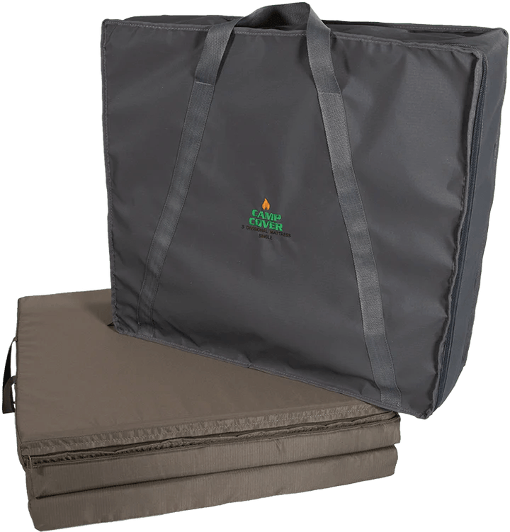 Camp Cover Mattress Cover 3 Divisional Single Charcoal - Livestainable.co.za