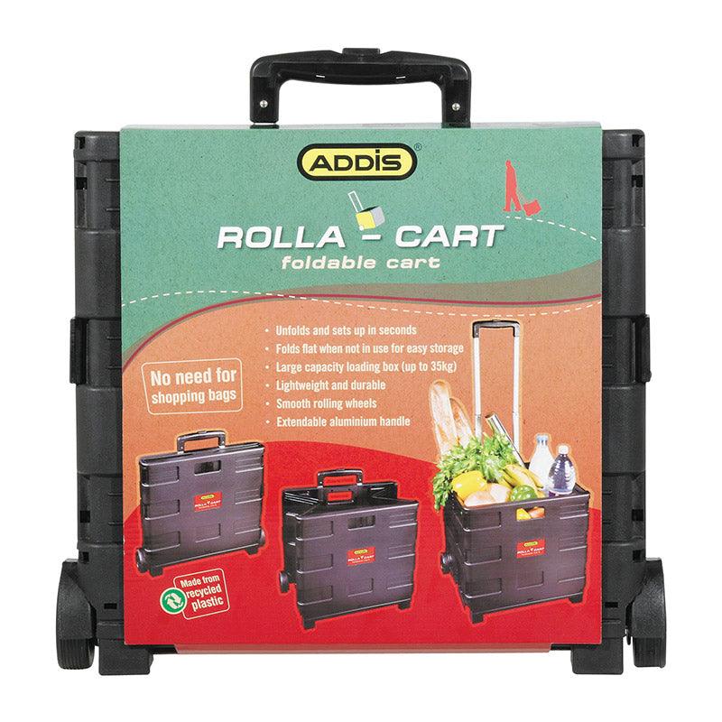 Addis Foldable Rolla Cart Black - Livestainable.co.za