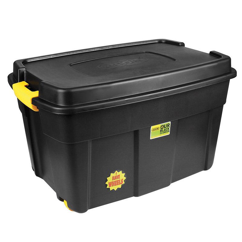 Addis Storage Box Plastic 110 L With Wheels - Livestainable.co.za