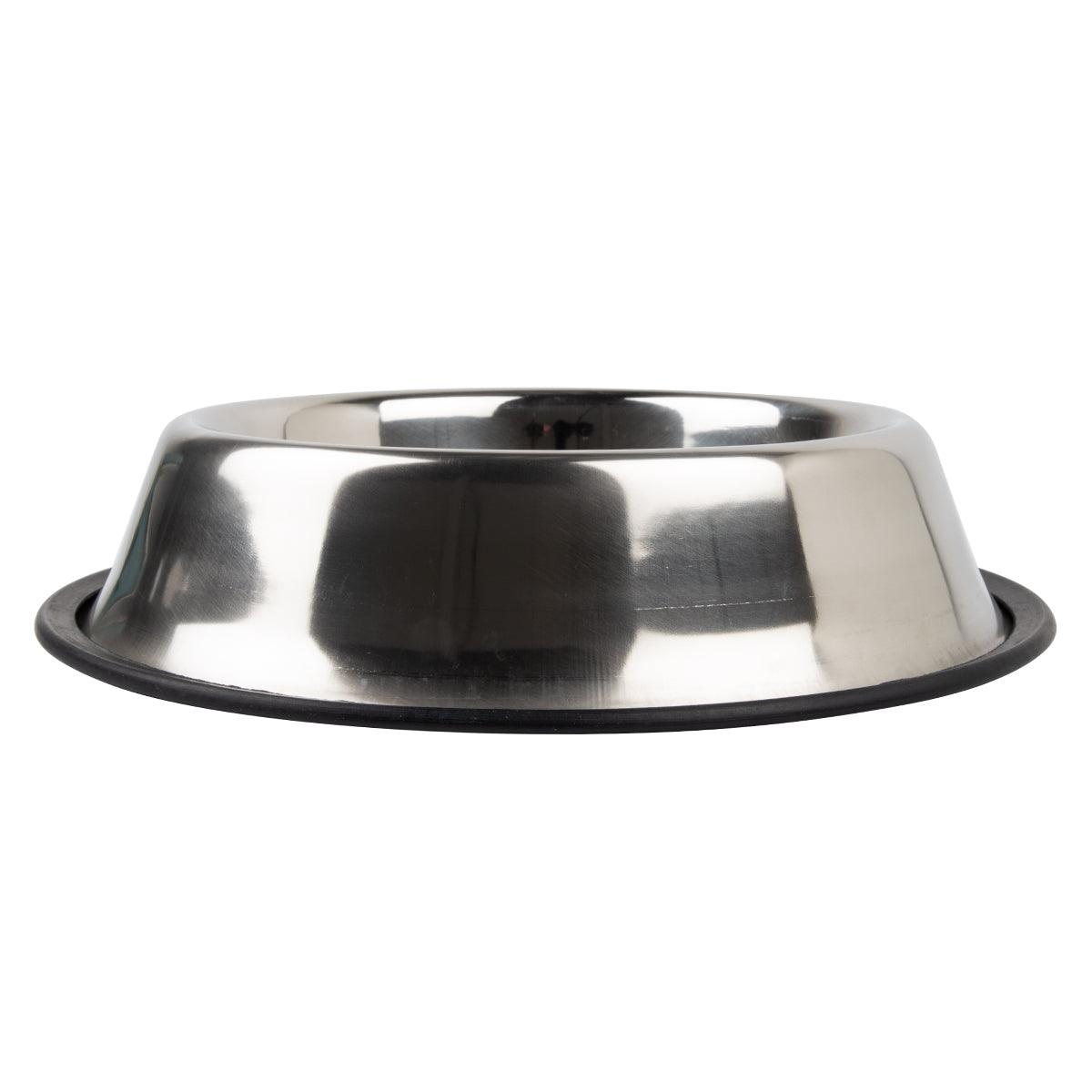 Dog Bowl S/Steel Non Tip Anti Skid 26 Cm / 765 Ml - Livestainable.co.za