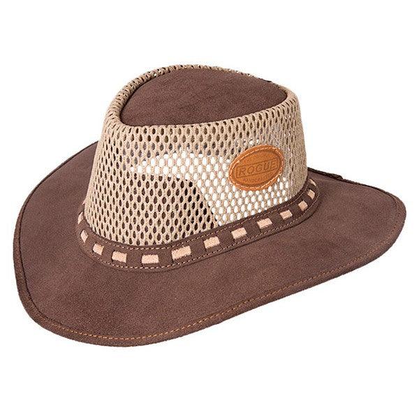 Rogue Hat Breezy Airhead Canvas Mesh Choc S - Livestainable.co.za