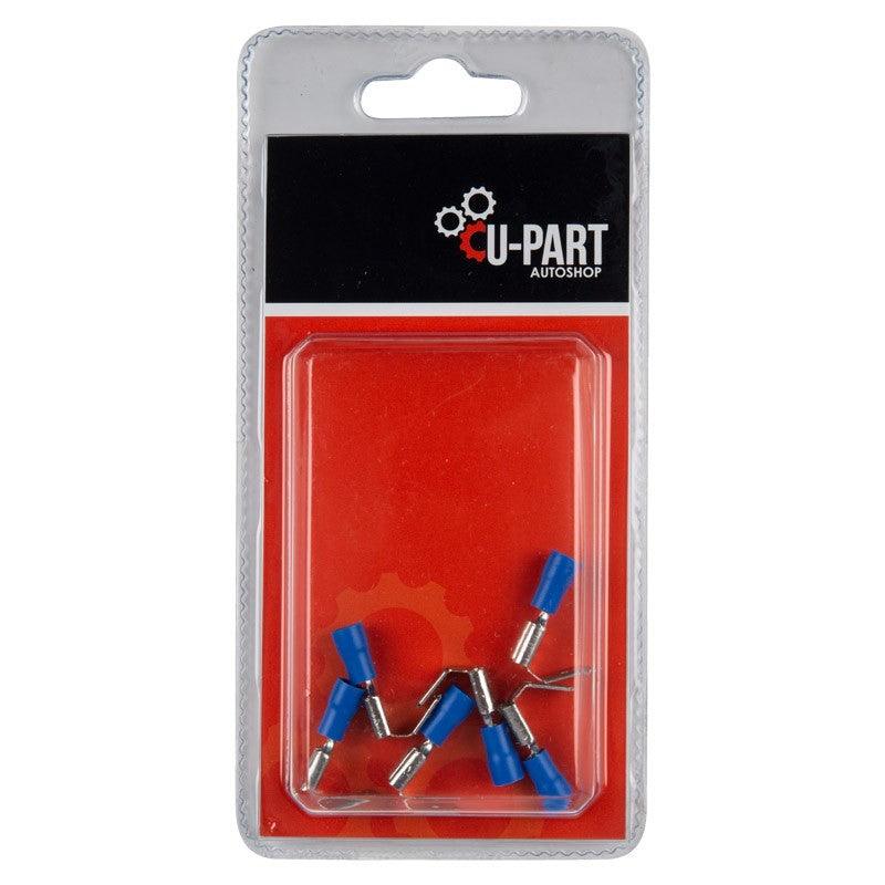 U Part Terminal Blu Piggy Back 1.5 2 Mm 6.3 Mm - Livestainable.co.za