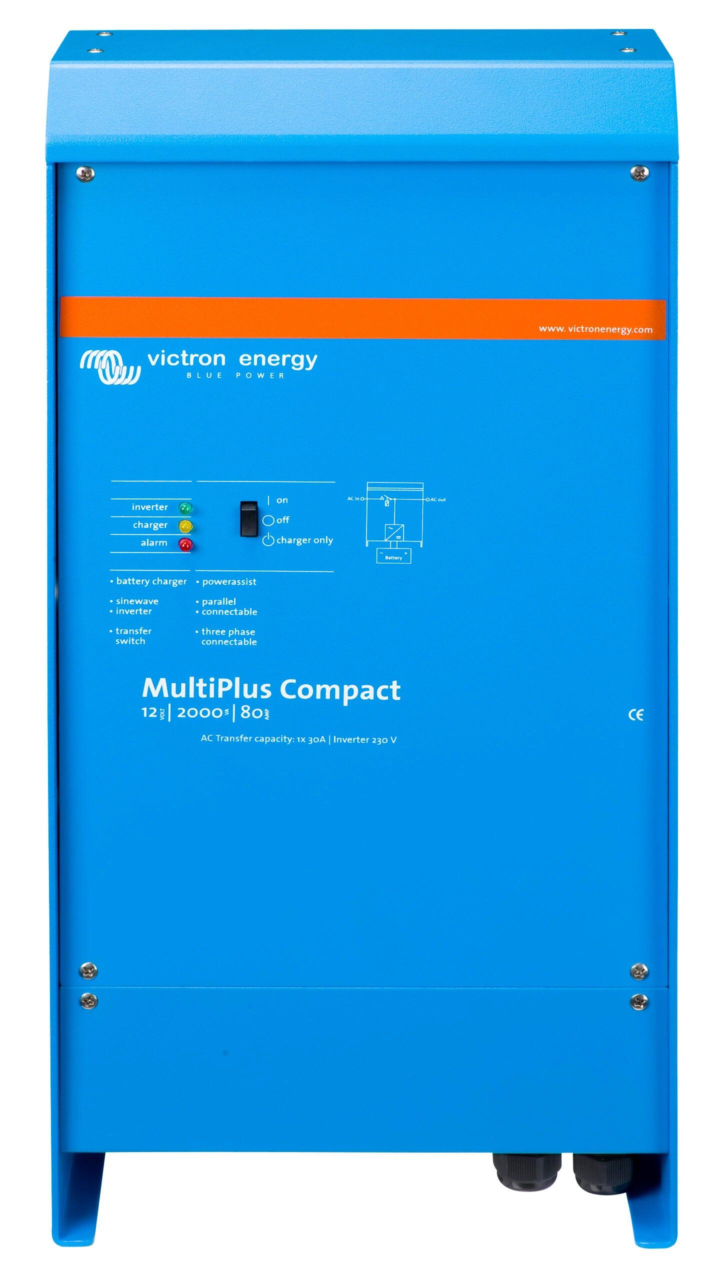 Victron MultiPlus Compact 12V/1200VA/50A Charge Current - 16A Transfer Switch 230V VE.Bus - Livestainable.co.za