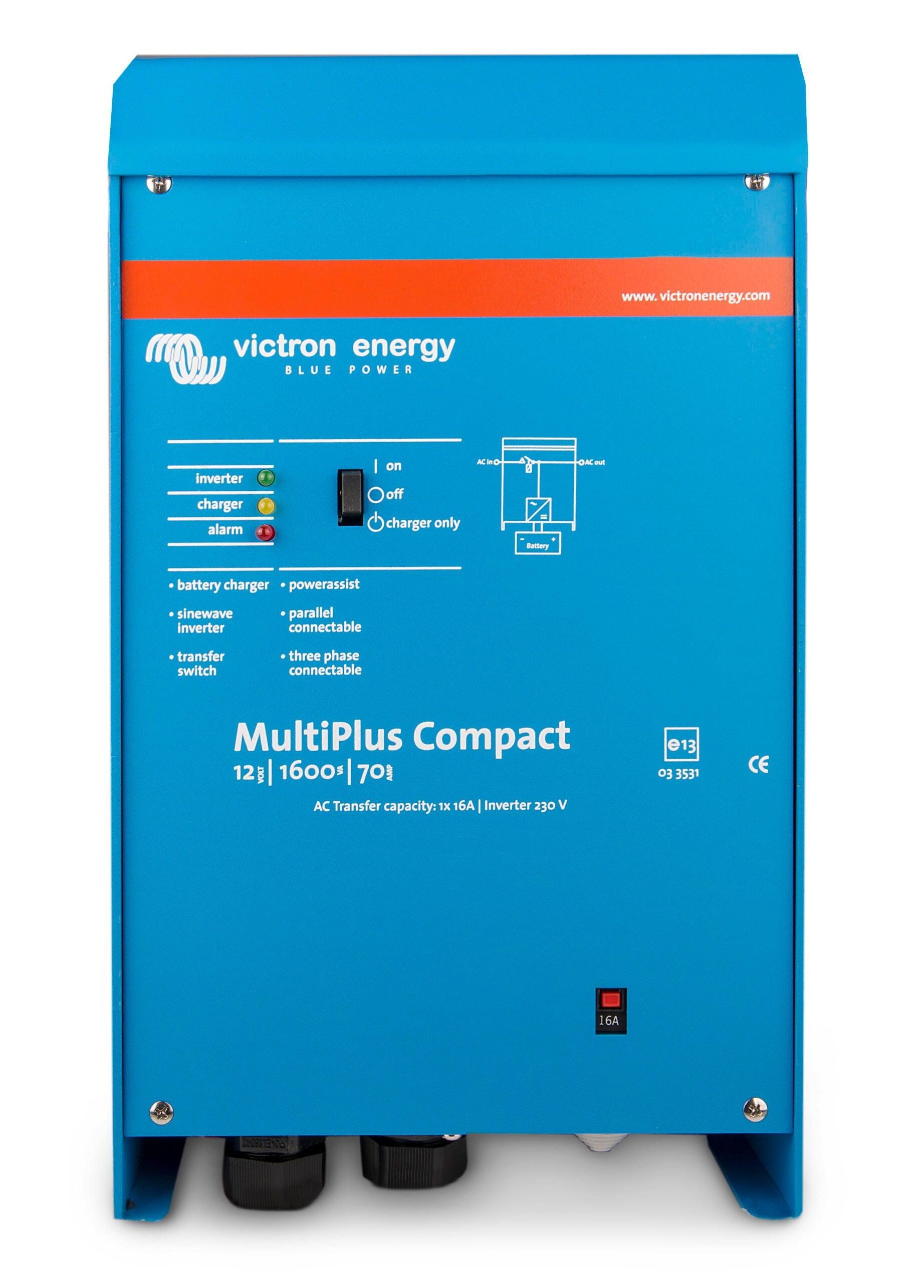 Victron MultiPlus Compact 12V/1200VA/50A Charge Current - 16A Transfer Switch 230V VE.Bus - Livestainable.co.za