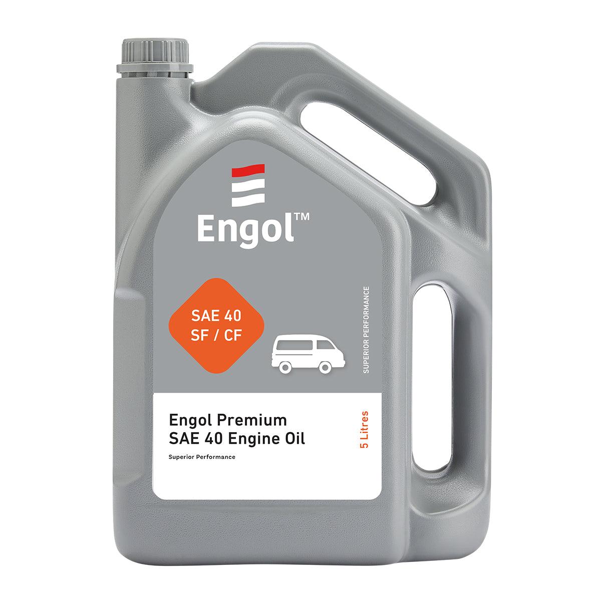 Engol Oil Petrol Sae40 Sf Cf 5 L - Livestainable.co.za