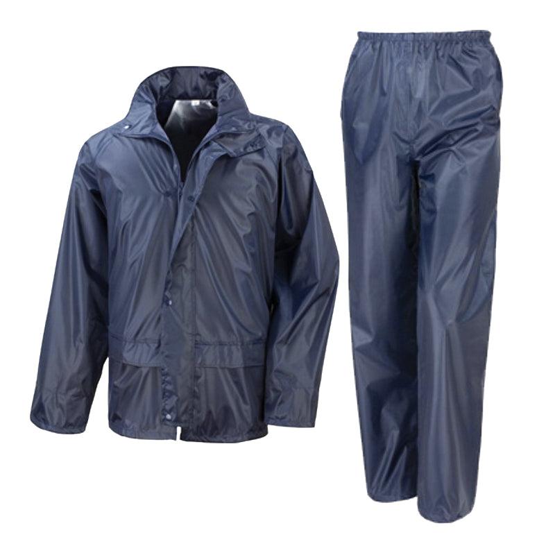 Skudo Elite Rainsuit Rubberised Navy Small - Livestainable.co.za