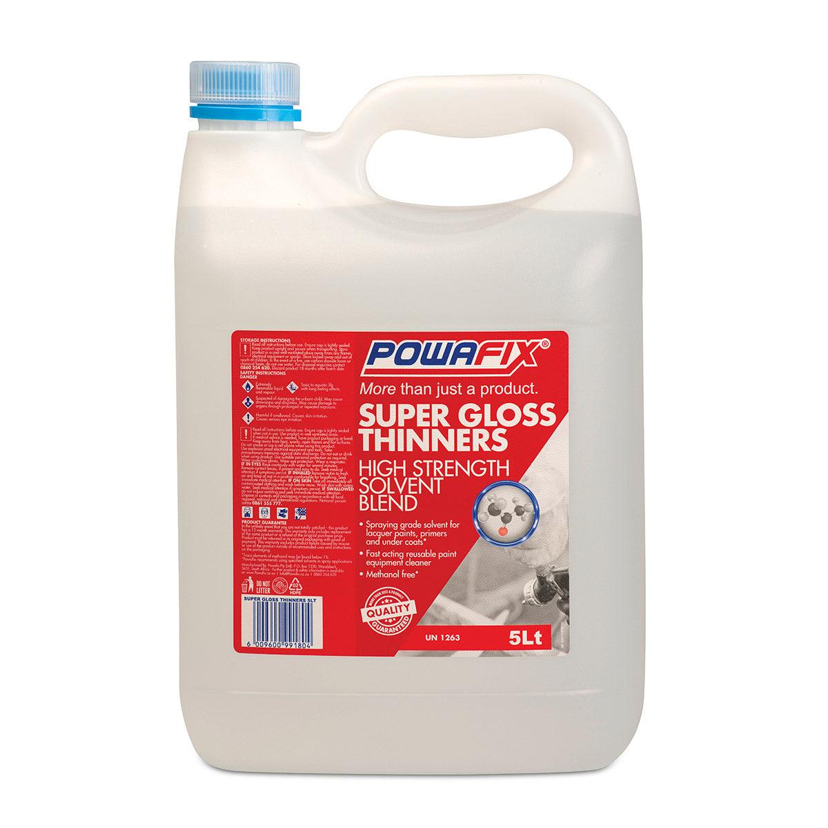 Powafix Super Gloss 300 Thinners 5 L - Livestainable.co.za