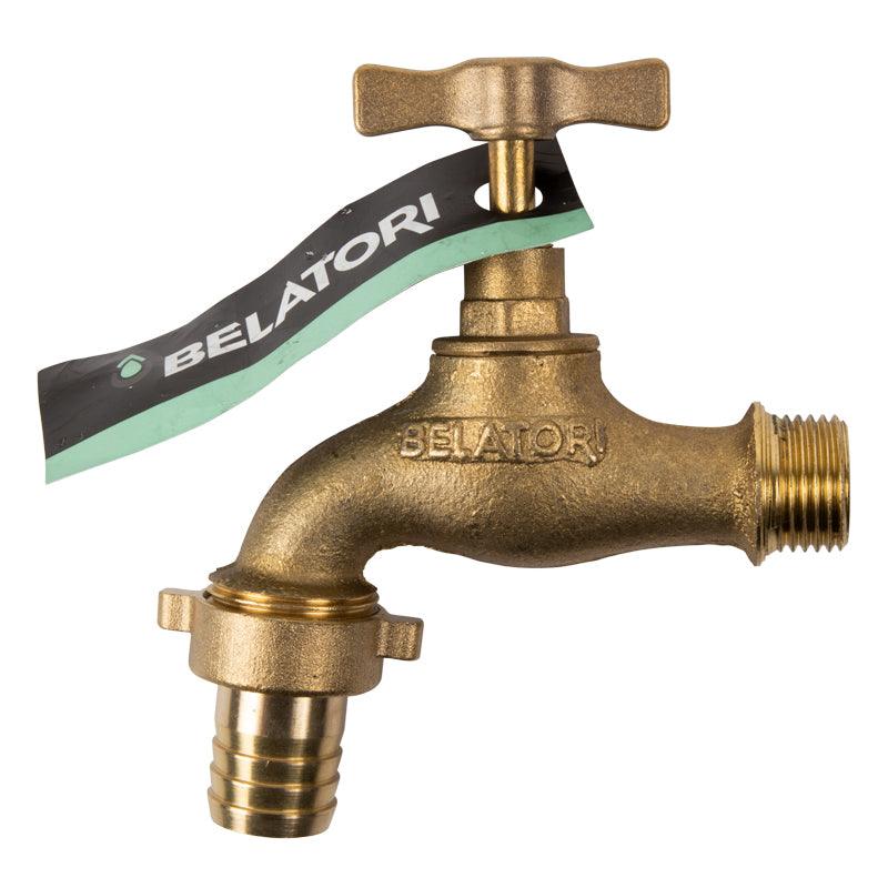 Tap Brass Hose Bib H/Duty Belatori 15 Mmx3/4 Inch - Livestainable.co.za