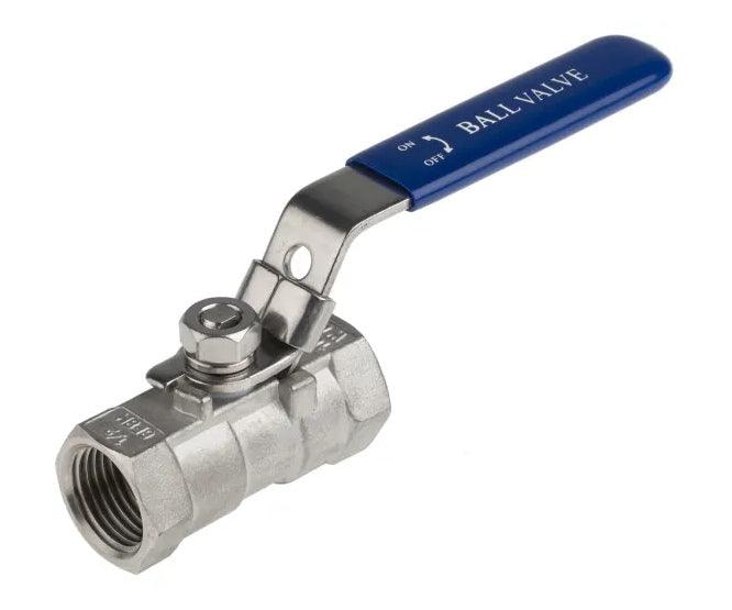 Ball Valve S/S 316 15mm With Lever & Lock Vbs1021300016 - Livestainable.co.za