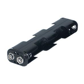 Battery Holder 4x Aa Clip Bk == N6343 - Livestainable.co.za