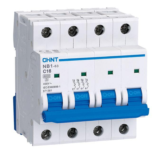 Mini D/R Circuit Breaker 4 P 63 A 6 Ka C Curve Nb1 63 4 P C63 6 Ka(r) - Livestainable.co.za