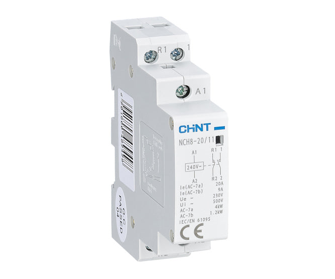 Ac Contactor 20 A 230 Vac Coil 2 Pole N.O. And N.C. Nch8 20/11 230 Vac