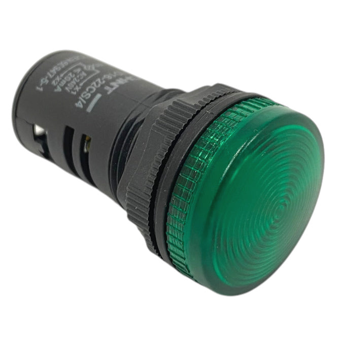 Pilot Light High Green Led 22 Mm 230 V Ac/Dc Nd16 22 Cs/4