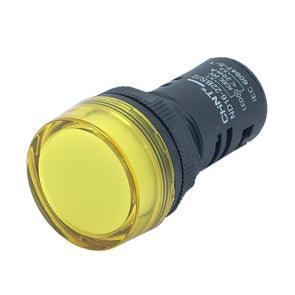 Pilot Lamp Rnd D22 24 V Yellow Nd16 22 Bs/024 Y - Livestainable.co.za