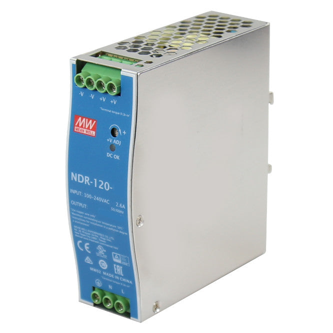 Power Supply D/R In=230 Vac Out=12 Vdc 10 A Ndr 120 12