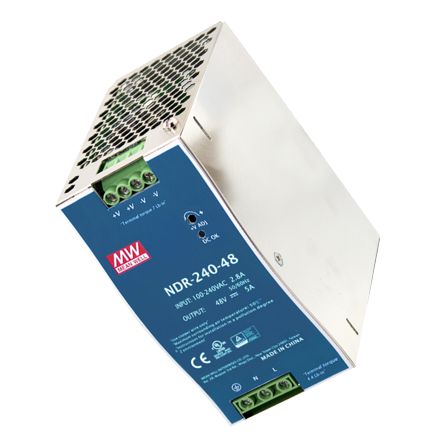 Power Supply D/R In=230 Vac Out=48 V 5 A 240 W Ndr 240 48