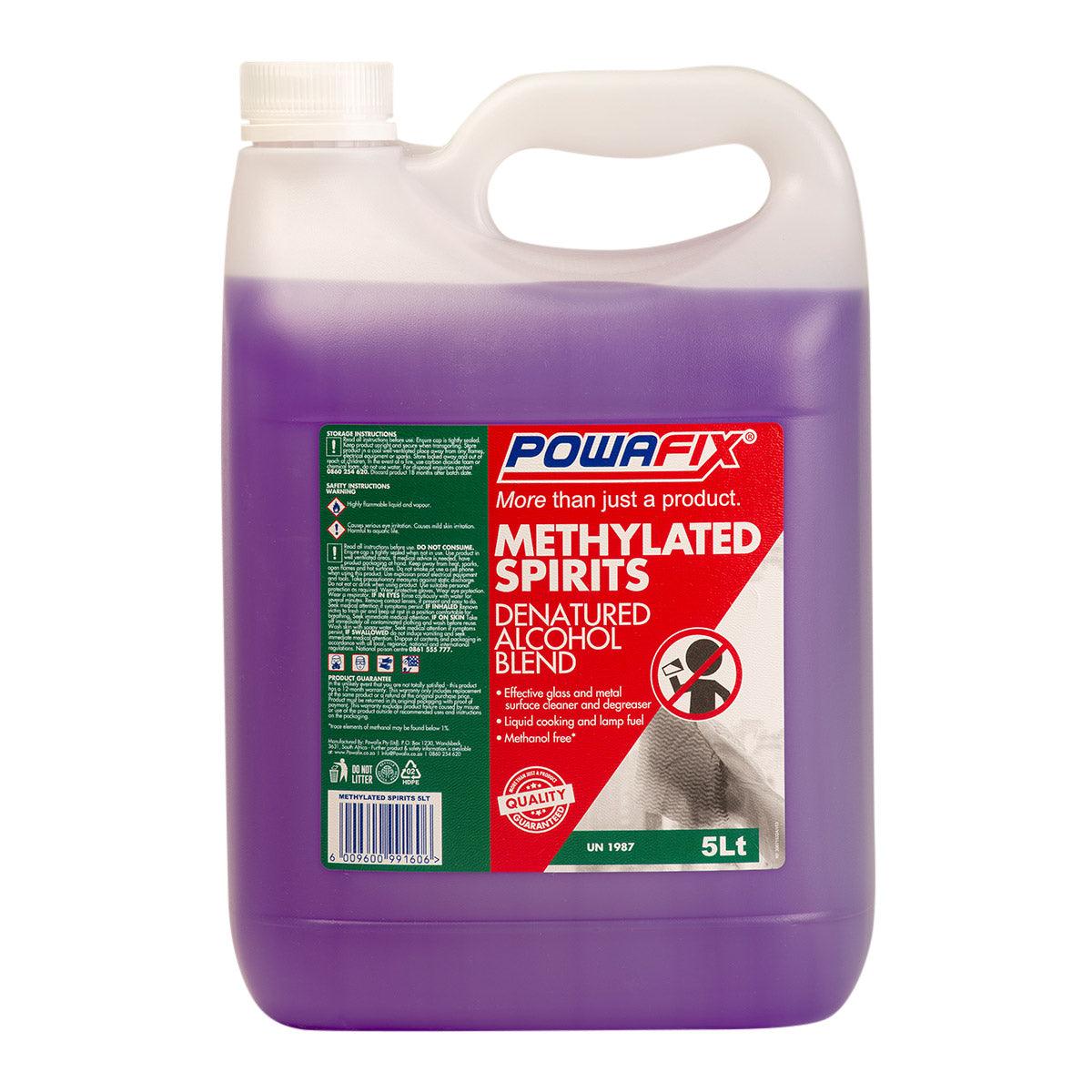 Powafix Methylated Spirits 5 L - Livestainable.co.za