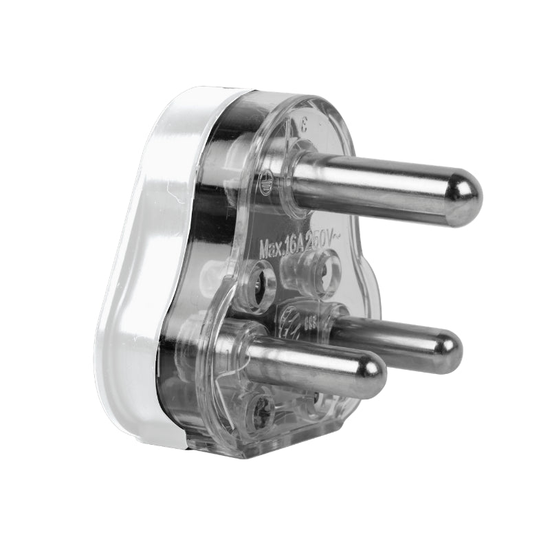 Nexus Plugtop Hollow 3 Pin 16 A White
