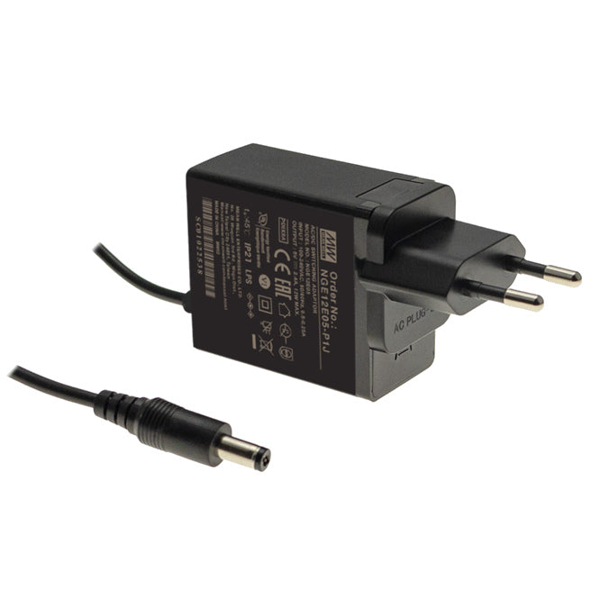 Power Supply W/M I=220 O=15 V 0 A8 2.1x5.5 Dc Plug Nge12 E15 P1 J
