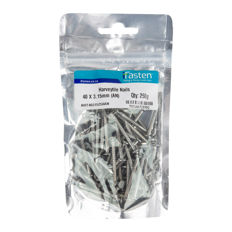 Ifasten Nail Harvey Tile 40 Mmx3.15 Mm 250 G Pp